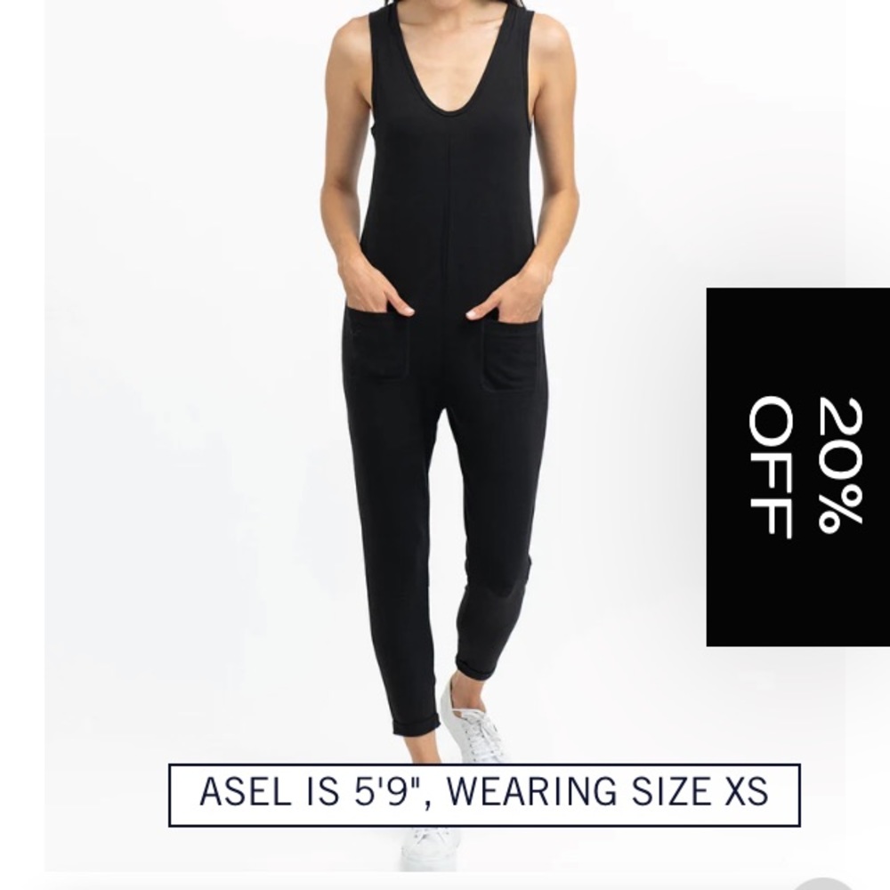 Smash & Tess Midnight Black Bestselling Romper - size medium
